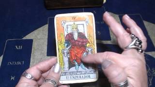 16SIGNIFICADO DE LAS CARTAS DE TAROT EL EMPERADOR16  MEANING OF THE TAROT  EMPEROR [upl. by Haeli]