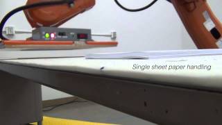 Grabit electroadhesion robot gripper  single sheet paper [upl. by Enirod150]