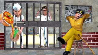 Thief Escape from Jail Sambar Soup Locker Key Hindi Kahani Hindi Bedtime Stories Hindi Moral Stories [upl. by Niamert]