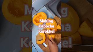 My Favourite Kabocha Korokke cooking food [upl. by Irrem]