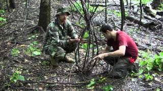 Survival Fishing The Ultimate Primitive Basket Fish Trap [upl. by Somar]