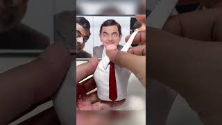 Clay Artisan JAY ：Creating a Funny Clay Portrait of Mr Bean [upl. by Melina]