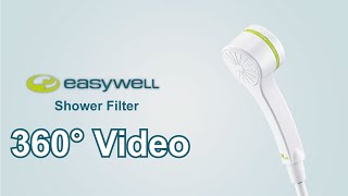 Hand Shower Filter System HSF127｜360° Video｜EASYWELL [upl. by Molli938]