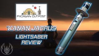 New Kanan Jarrus Lightsaber from Padawan Outpost Comparison amp Review [upl. by Elirpa]