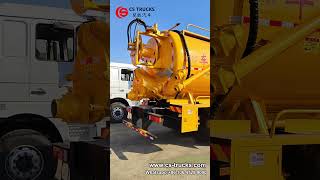 DongFeng 6x4 350HP Heavy Sewage Cleaning Truck [upl. by Siddra]