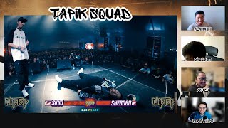 3 Million views in 1 day Sinio VS Shernan  Tapik Squad REACTION [upl. by Yraeg]