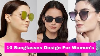 Top 10 Sunglasses Design For Women 2024  Stylish Sunglasses For Girl [upl. by Neimad]