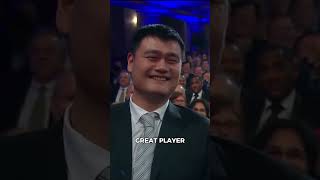 That time Yao Ming TRICKED Shaq  Shaq HOF Speech on Yao Ming 😂 nba shorts edit [upl. by Ahsocin]