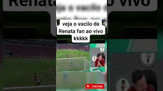 Renata Fan vacila em programa ao Vivo renatafan jogoaberto [upl. by Franzoni]