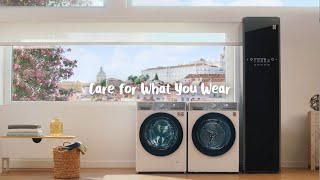 LG Clothing Care Solutions  Care For What You Wear Full ver I LG [upl. by Hamlani835]