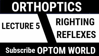 Orthoptics Lecture No 5 Righting Reflex [upl. by Ilrebmik]