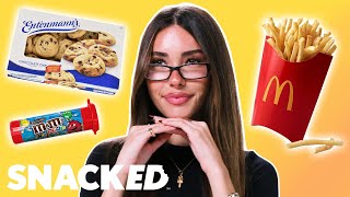 Madison Beer Breaks Down Her Favorite Snacks  Snacked [upl. by Snevets]