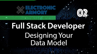 Full Stack App from Scratch  Designing Your Data Model  02 [upl. by Ardelia]