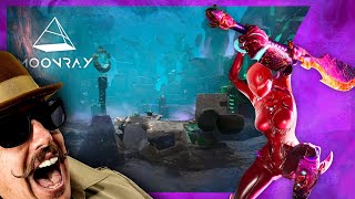 Fighting in the Moonray arena New maps characters gameplay Free to Play [upl. by Aikin]