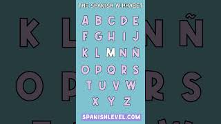 Spanish Alphabet Song shorts [upl. by Jair352]