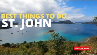 BEST THINGS TO DO IN ST JOHN USVI EP 77 [upl. by Wolbrom]