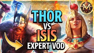 Age of Mythology Retold Thor vs Isis Expert First Person VOD [upl. by Dorothee425]