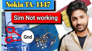 Nokia Ta 1447 sim not working  Nokia Ta 1447 insert sim solution  Mobilerepairing tips and tricks [upl. by Shiau218]