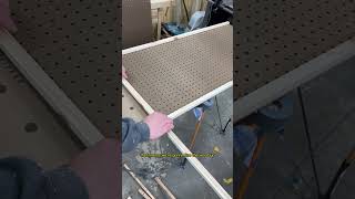 Hang Pegboard the EASY WAY GorillaGlueCompany​ [upl. by Menis]