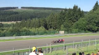 View from Kemmel Straight at 2015 Belgian Grand Prix [upl. by Sheelagh]