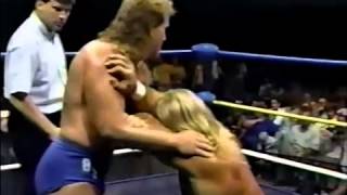 Lex Luger vs Brad Armstrong [upl. by Ahsenahs]