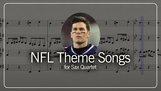 NFL Theme Song Medley for Sax Quartet [upl. by Amabel958]