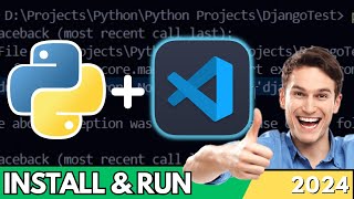 How to Install Python Interpreter in VS Code  Python Interpreter in Visual Studio Code 2024 [upl. by Hart]