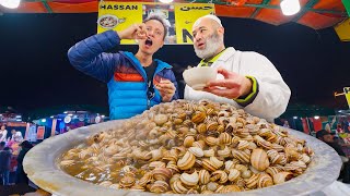 Moroccan Street Food 🇲🇦 Night Market Tour in Marrakesh Morocco Jema El Fnaa Square [upl. by Leff560]