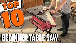 Best Beginner Table Saw In 2024  Top 10 New Beginner Table Saws Review [upl. by Iuq]