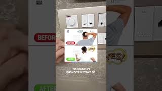 Transparent Switch Stickers 🔥 shortsvideo shorts gadgets [upl. by Rodolfo]