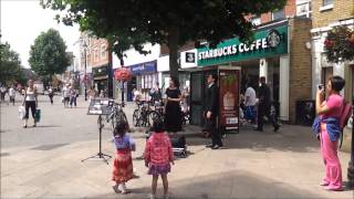 Sul Fiato live street performance Staines [upl. by Meeki]