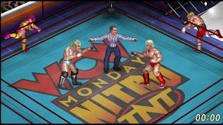 Fire Pro Wrestling World  Dream Matches  Ep4  The Four Horsemen vs The Four Horsewomen [upl. by Ydnih704]