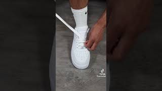 How to correctly lace Air Force 1 [upl. by Victorine695]