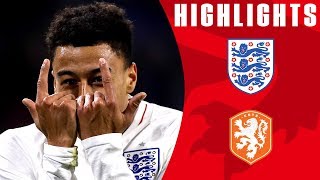 Netherlands 01 England  Lingard Scores Winner in Promising Night for England  Official Highlights [upl. by Enilraep]