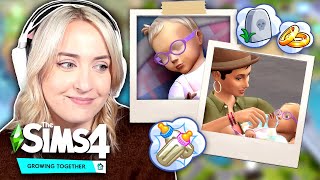 The Sims 4 Growing Together Review ITS HERE AHH [upl. by Tisdale]