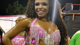 💜💚STUNNING Afro Brazilian BEAUTY EVELYN BASTOS from Mangueira [upl. by Innos]