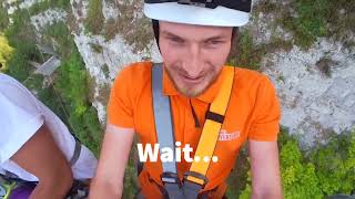 Reaction Europes Highest Swing First Test  Hangloose Adventure Bluewater [upl. by Grobe306]