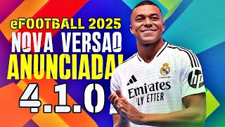 CONTEÚDOS DA NOVA VERSÃO DE EFOOTBALL 2025 SÃO CONFIRMADOS [upl. by Idnek]