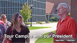 RIT Campus Tour President Emeritus Serves as Your Guide [upl. by Luapnaej]