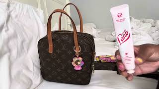 What’s in My Vintage Louis Vuitton Spontini [upl. by Ayana]