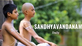 Do Sandhyavandanam daily telugu devotional viralvideo [upl. by Riabuz2]