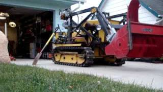 homemade snowblower 2 [upl. by Thatcher645]