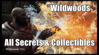 God of War All Secrets and Collectibles in Wildwoods [upl. by Nylazor460]