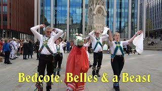 Bedcote Morris  The Belles of London City and a Beast in Chamberlain Square Birmingham [upl. by Modestine]