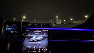 2024 MercedesBenz AMG S580  Late Night Drive POV [upl. by Ladnyc240]