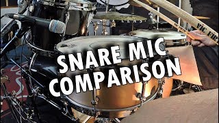 SNARE MIC COMPARISON Shure SM57 Shure Beta 57A Audix i5  Simon Aspsund [upl. by Wagoner]