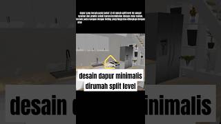 desain rumah split level dengan dapur yang sangat aesthetic [upl. by Llerdna]