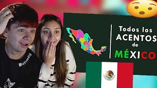 🇨🇱 REACCIÓN a TODOS los ACENTOS de MÉXICO 🇲🇽 QUEDAMOS SORPRENDIDOS [upl. by Hashum]