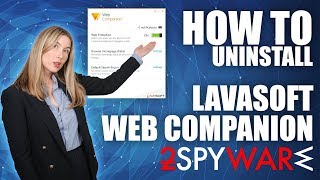 How to uninstall Lavasoft Web Companion [upl. by Acirt954]