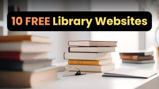 Top 10 Best Free eBook Websites in 2024  Download Books Online [upl. by Airemat]